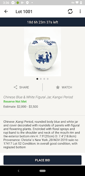 Topwells Auction Screenshot 3