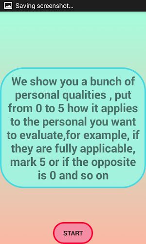 Personal analysis Screenshot 1