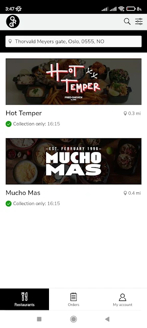 Oslo Restaurant Group Screenshot 0