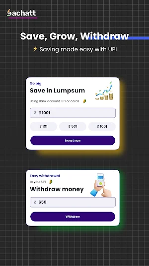 Bachatt: Daily UPI Saving & FD Screenshot 2