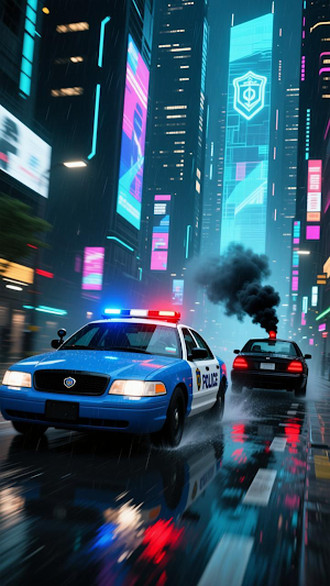 Drift Cop Car Screenshot 0