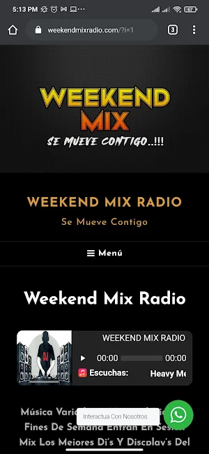 Weekend Mix Radio Screenshot 3