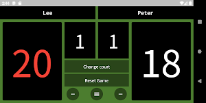 Badminton Scoreboard Screenshot 0