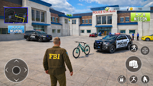 Police Car Sim 3D: Cop Chase Screenshot 0