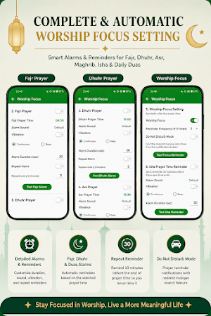 Prayer Time Alarm azan auto Screenshot 3