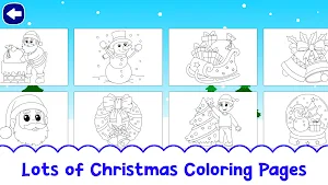 Christmas: Kids Coloring Pages Screenshot 3