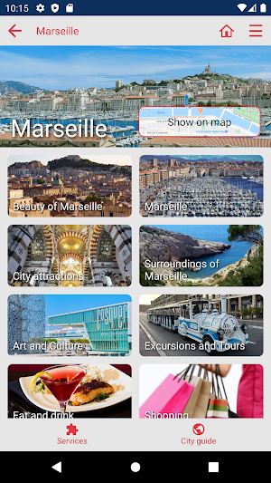 Marseille City Guide Screenshot 1