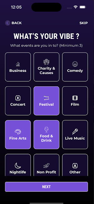 Eventnoire Screenshot 3