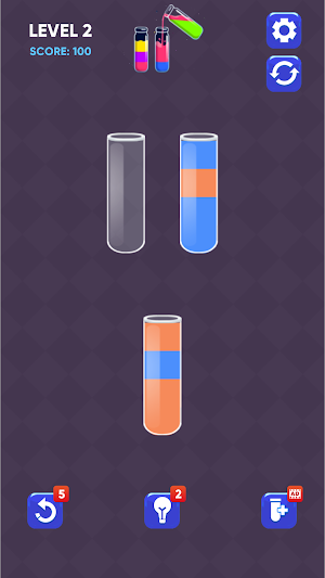 Water Sort Puzzle – Brain Game Screenshot 1