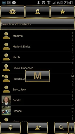 Theme for ExDialer Frame Gold Screenshot 3