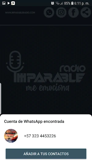Imparable Radio Screenshot 2
