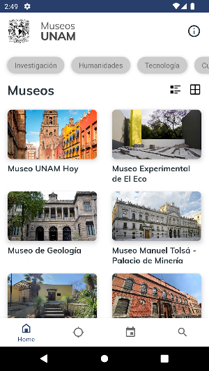 Museos UNAM Screenshot 0