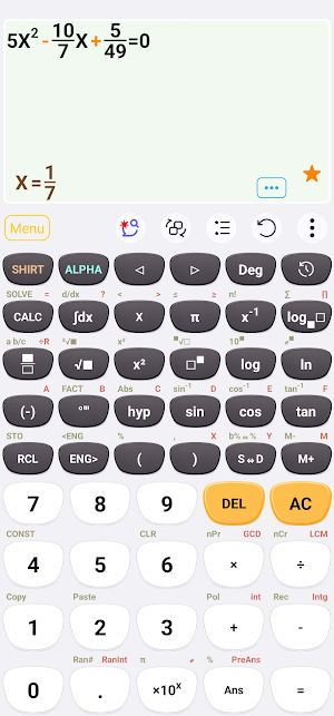 Real scientific Calculator 991 Screenshot 0