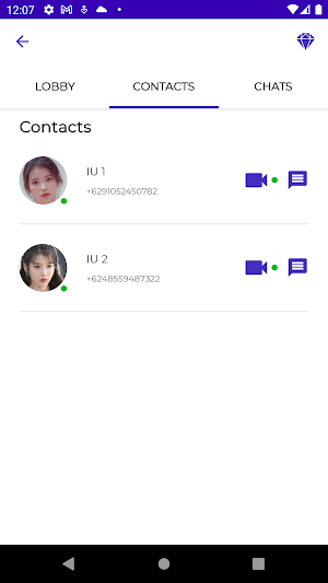 IU - Fake Chat & Video Call Screenshot 3