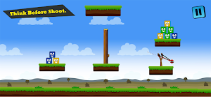Hit Knock Down Slingshot ball Screenshot 1
