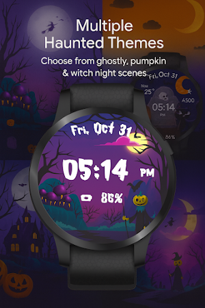 Halloween Pumpkin WatchFace Screenshot 0