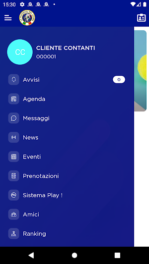 Real Azzurra Padel Screenshot 1