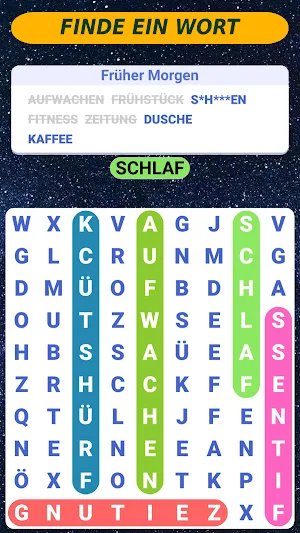 Wortsuche - Wortspiel Deutsch Screenshot 0