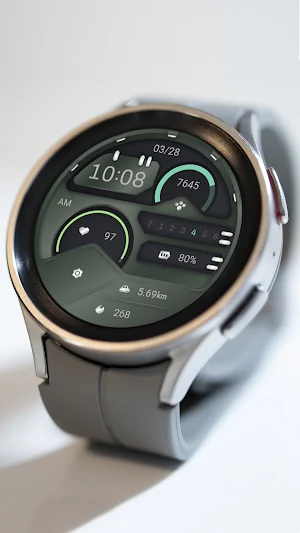 Military Green For Wear OS Screenshot 2