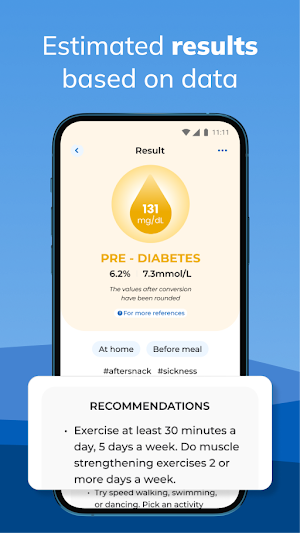 Glucose Blood Sugar Tracker Screenshot 2