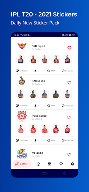 IPL Sticker 2022 WAStickerApps Screenshot 0