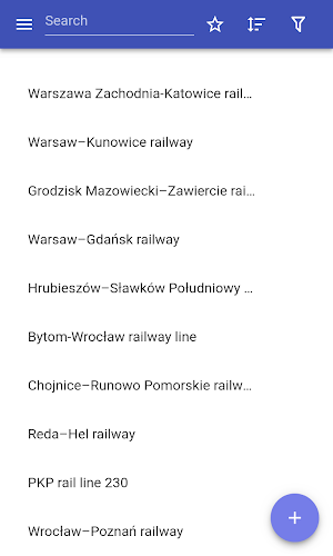 Railway lines in Poland Screenshot 0