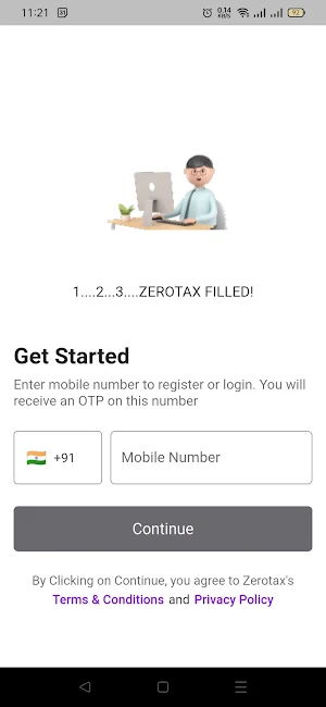 ZeroTax - ITR in 3 Mins Screenshot 3