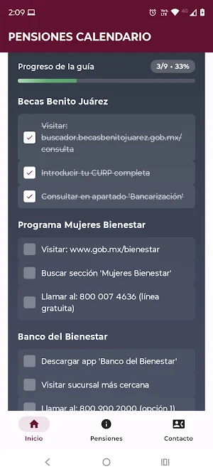Bienestar Calendario de Pagos Screenshot 3