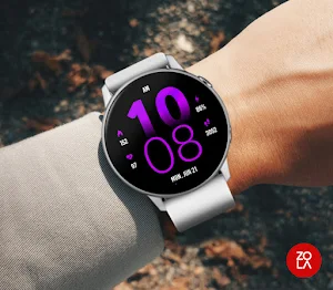 Active Purple Fit Watch Face Screenshot 2