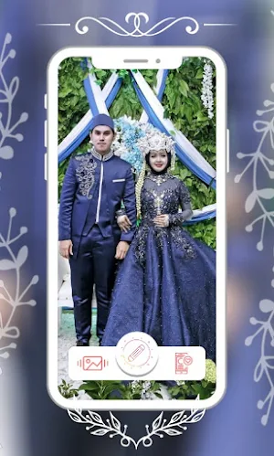 Couple Bridal Hijab Selfie Screenshot 2