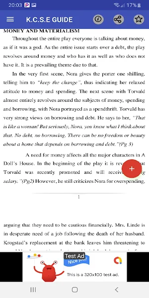 A GUIDE TO DOLL'S HOUSE{KCSE SET BOOK GUIDE} Screenshot 3