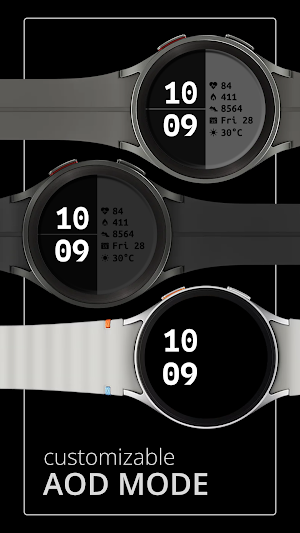 DADAM113: Digital Watch Face Screenshot 3