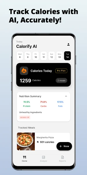 Calorify AI - Calorie Tracker Screenshot 0