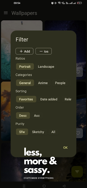 Wallyball - Android Wallpapers Screenshot 1