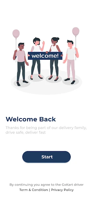 GxKart Delivery Partner Screenshot 2
