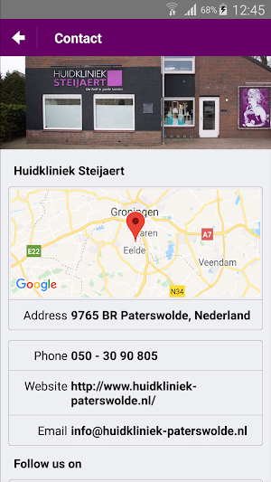 Huidkliniek Steijaert Screenshot 3