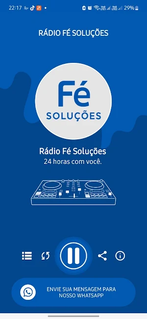 Rádio Fé Soluções Screenshot 1