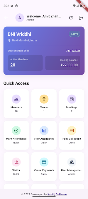 Attendance & Chapter Manager Screenshot 0