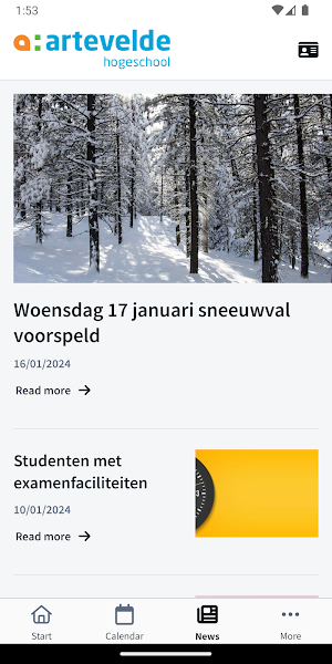Artevelde UAS Screenshot 2