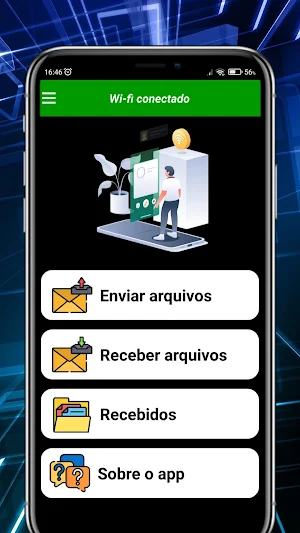 Enviar pelo wi-fi Screenshot 0