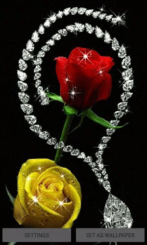 Diamond Rose Live Wallpaper Screenshot 0
