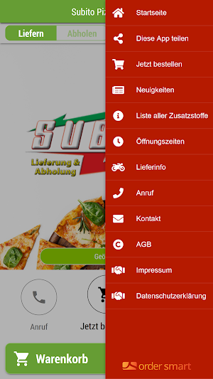 Subito Pizzaservice Screenshot 2