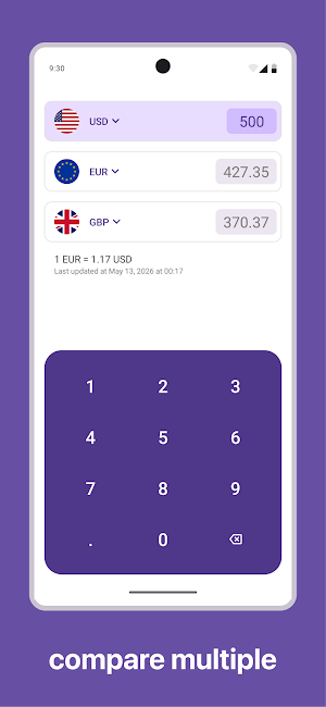 Currency Converter - Offline + Screenshot 1