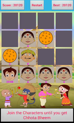 Chhota Bheem 2048 Game Screenshot 0