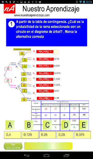 Diagrama de árbol y probabilidades Screenshot 1