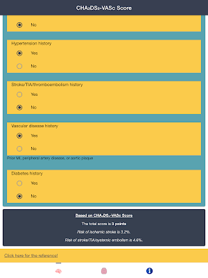 AF Stroke Risk - Atrial Fibrillation Evaluation Screenshot 3