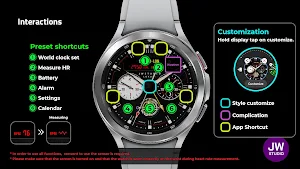 JW067 jwstudio watchface Screenshot 2