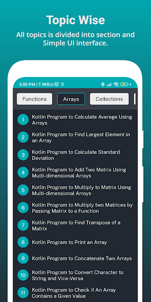 Kotlin Examples Screenshot 2