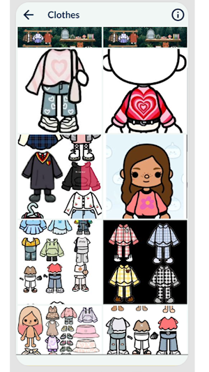 Toca Boca Outfit Ideas Screenshot 1