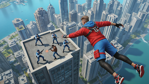 Spider Hero Crime Rescue City Screenshot 2